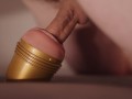 Swedish guy gently fucks his fleshlight