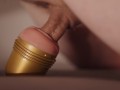Swedish guy gently fucks his fleshlight