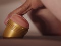 Swedish guy gently fucks his fleshlight