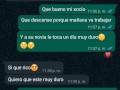 CON LA VENDEDORA DE CARNITAS LE MANDO WHATSAPP Y COJEMOS