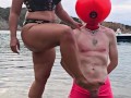 Matriarch Ezada Sinn - ruined orgasms for My human object on the beach (preview)