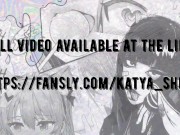 in sexy tights and a leather miniskirt sucks dick and gets cum on her feet