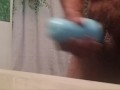 Mega cumshot in double stroker