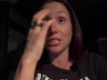 Babe sharing candid daily life updates and behind porn scenes adventures while riding in an RV on busy highway - Lelu Love