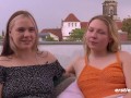 Ersties - Dildo-Spiele an einem heißen Sommertag mit Nelio und Anya