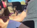 Hot Couple Caught Fucking in the Drivers Seat! Just Keep Going! Mav & Joey Lee
