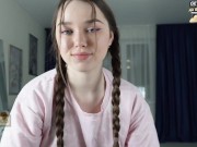 My stepsister likes reading books and anal  sex- Valeria Sladkih