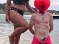 Matriarch Ezada Sinn - ruined orgasms for My human object on the beach (preview)