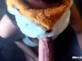 Foxy Anime Babe - "Cos Play" POV Sexy Sloppy Blowjob (juicy Lousie)