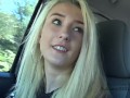 Sexy & Crazy Blonde ask Photographer to shoot cum