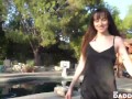 Petite Brunette Lana Smalls Banged Deep By Doctor Outdoors