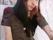 Webcam girl getting ready to start a normal day in my life