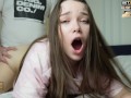 Caught Stepsister masturbating. She didn't expect to be fucked by two cocks.Valeria Sladkih