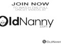 OLDNANNY Old horny granny with a red dildo in her pussy
