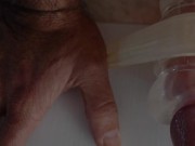 Hard Fucking Clear Fleshlight an Moaning Loud