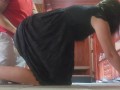 Fucking my stepmom doggystyle on the kitchen floor