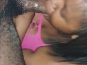 I TOLD HER TOO LICK MY BALLS AND HER FREAKY ASS STARTED SUCKING ON MY ASS!!! SHE'S A KEEPER!!!!