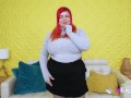 Amazing BBW redhead Leia Saez is desperate for Don Jorge's OLD COCK!