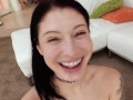 Tattooed Cutie Brunette Raven Lane Pussy And Anal Fucking