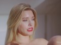 WOWGIRLS Gorgeous blonde girl Freya Mayer telling us a few things about herself and then masturbating