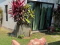 Kind Neighbor loves to swallow cum after pool party