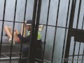 Horny police officer having sex at prison with slut latina