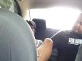 Hot amateur couple fucking. She can't resist in the uber