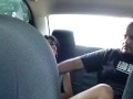 Hot amateur couple fucking. She can't resist in the uber