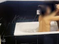 Watched My Sister's Friend In The Bathroom Giving A Blowjob And A Handjob