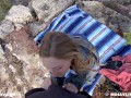 EPIC HIKING FUCKING A BIG BOOTY AMATEUR BLONDE ON TOP OF A CLIFF - Horny Hiking ft Molly Pills POV 4