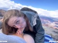 EPIC HIKING FUCKING A BIG BOOTY AMATEUR BLONDE ON TOP OF A CLIFF - Horny Hiking ft Molly Pills POV 4