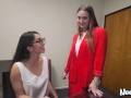 Office Threesome with Laney Grey and Madison Wilde