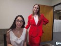 Office Threesome with Laney Grey and Madison Wilde