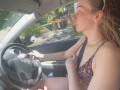 Flashing My Tits While Driving