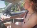 Flashing My Tits While Driving