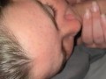 Stepsister gives goodnight blowjob *cumshot to the face*