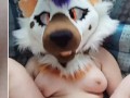 POV: Furry Girl With A Fat Ass Rides Your Cock And Drains You (Loud Moaning)