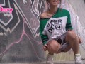 Naughty public pee compilation