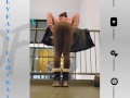 Sexy Ebony Girl Shaking Ass in Her College staircase #onlyfans