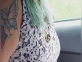 Freaky Milf teases cock couldn't resist pulls Car over for quickie
