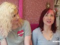 Ersties- Cute Redhead Gives Blonde Babe Lesbian Pleasures