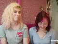 Ersties- Cute Redhead Gives Blonde Babe Lesbian Pleasures