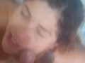 ESPOSA PUTA MAMANDO MUITO TOMO UM BANHO DE PORRA