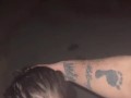 Slut night walks by highway