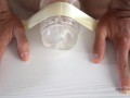 Clear Fleshlight FUCK and Loud Moaning