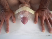 Clear Fleshlight FUCK and Loud Moaning
