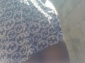 AMATEUR MIX EBONY MOM WET PANTIE PEE OUTDOOR  SUN SET