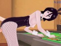 Rukia Kuchiki (Bunny Girl ver.) and I have intense sex in the casino. - BLEACH Hentai