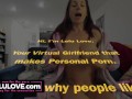 Big boobs bare feet babe behind the porn scenes podcast on live webcam show & flashing tits before ending early - Lelu Love