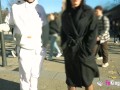Nelia Estrada shows her skills for outdoor exhibitionism and gets a BIG COCK in return